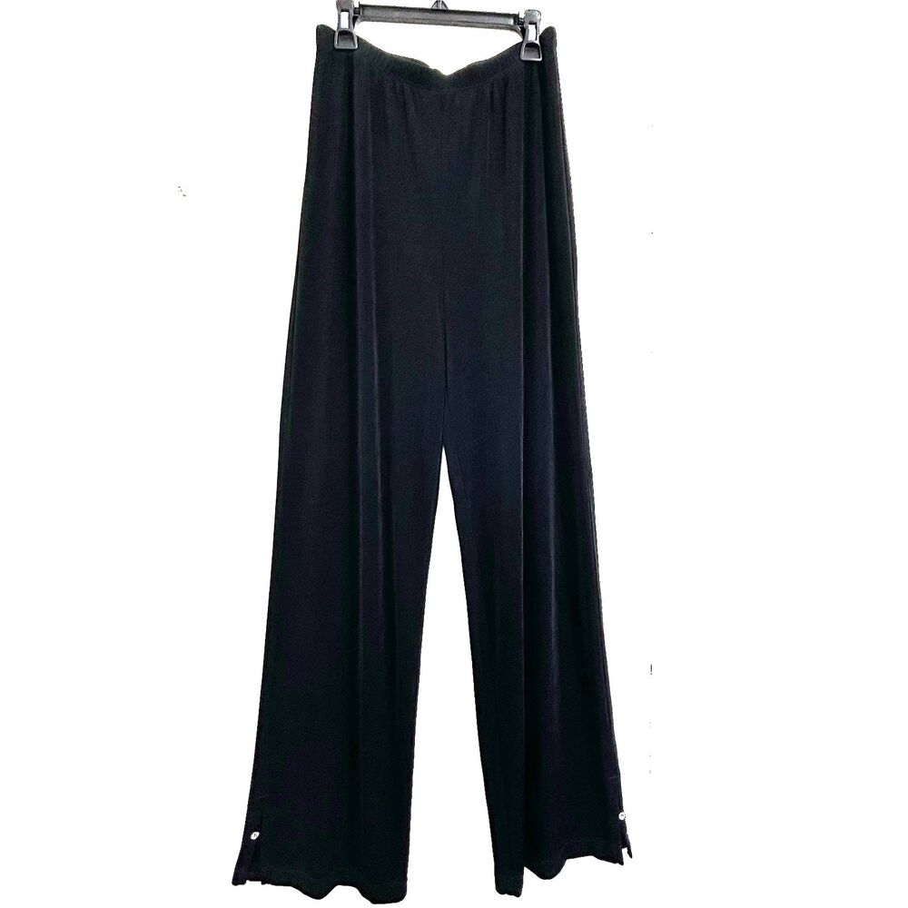 Chico's Travelers Pants Pull On Size 8 Elastic Waist Stretch Travel US Pants